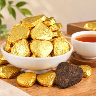 하트 모양 미니 보이차 숙차 6g 500g 벌크포장