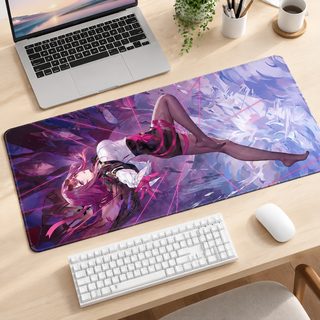 애니메이션 일러스트 대형 게이밍 마우스 장패드 미끄럼방지 데스크매트