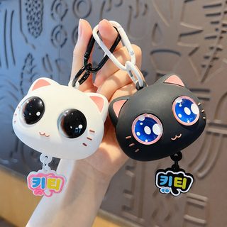 빅아이 고양이 말랑이 키링 가방 장식 커플 선물용 캐릭터 인형 키홀더