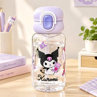 아동용 캐릭터 트라이탄 빨대 물병 520ml 밀폐 누수방지