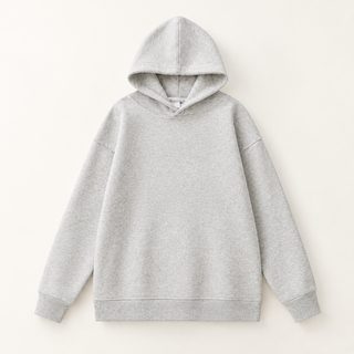남녀공용 무지 오버핏 후드티 긴팔 풀오버 포켓 없는 봄가을 데일리 상의