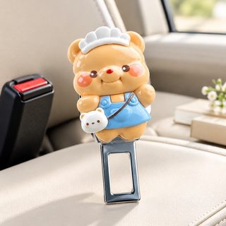 차량용 곰돌이 안전벨트 버클 클립 자동차 실내 장식