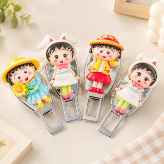 차량용 안전벨트 버클 귀여운 캐릭터 자동차 벨트 연결 클립