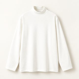 남성 겨울 보온 반목 폴라 긴팔 티셔츠 무지 기모 이너웨어 루즈핏 데일리