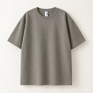 남성 260g 헤비웨이트 순면 오버핏 드롭숄더 반팔 티셔츠 여름 헬스 운동 클