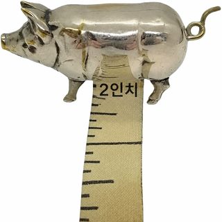 아마존 크로스보더 줄자 AntiquePigMiniTapeMeasure, 골동품 돼지 미니 줄자