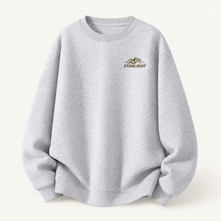 화면 중량 맨투맨 커플 루즈한 외투 안에 라운드 칼라 무모 커버 머리 백합