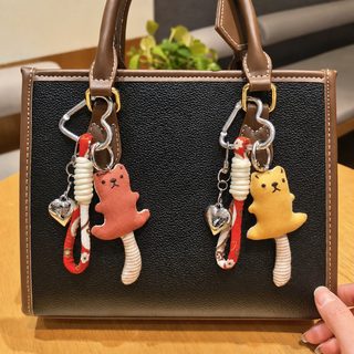 귀여운 수제 포예 장미곰 가방 걸이 소프트 귀여운 곰 걸이 소녀 마음 배낭 열쇠고리 노점 공급원