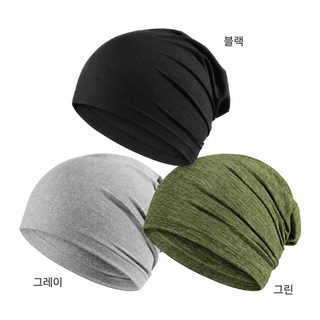 천천옥 봄여름 얇은 비니 남녀공용 야외 라이딩 러닝 산후 두건 모자