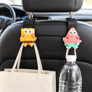 차량용 캐릭터 헤드레스트 가방걸이 뒷좌석 수납 후크