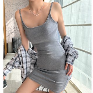 K3321 순수 섹시 밴드 브래지어 원피스 여자 봄 신상 기품 슬림핏 날씬해 보