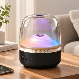하만 류리 6세대 동급 무선 블루투스 스피커 투명 RGB 무드등 저음 우퍼 다기