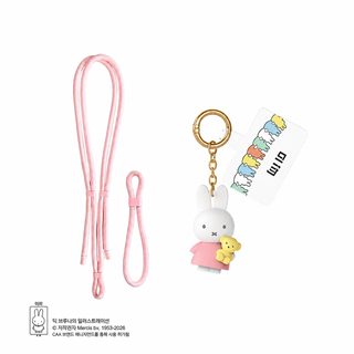 초콜릿 곰 미피 토끼 PVC 휴대폰 스트랩 가방 걸이 키링 장식