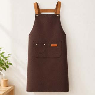 카페 주방 발수 앞치마 포켓형 매장 작업용