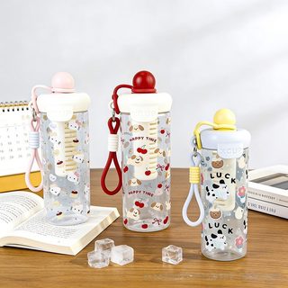 2026 신상 플로팅볼 700ml 대용량 빨대 물병 귀여운 휴대용 학생용 텀블러
