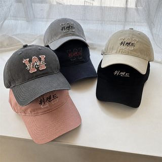 미국식 복고 알파벳 길거리 트렌디한 야구모 여자 봄여름 신상 얼굴 작은 오리털모자 깊은 머리 모자