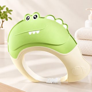 유아 어린이 샴푸캡 사이즈 조절 귀보호 목욕 머리감기 모자