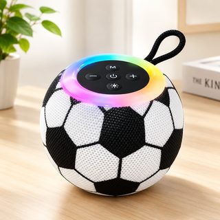 크로스보더 신형 축구 블루투스 스피커 서브우퍼 야외 휴대용 가정용 무드