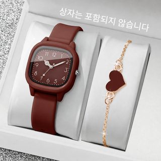 여성용 캐주얼 아날로그 손목시계 한국 스타일 쿼츠 패션 시계
