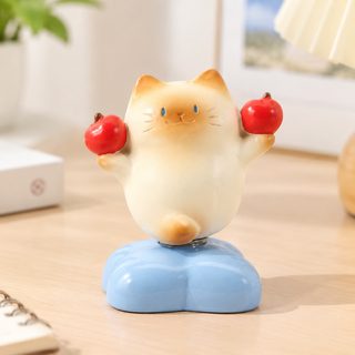 고양이 PAI 러우유우 회전 블라인드박스 정품 아트토이 데스크 장식 피규어