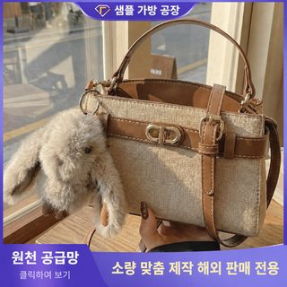 크로스보더 가방녀 2026 봄 신상 캐주얼 고급감 통근 핸드백 서양식 숄더 크