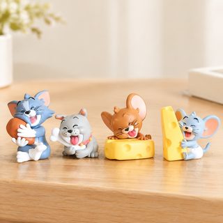 미니 동물 피규어 랜덤박스 치즈 소품 차량 책상 장식