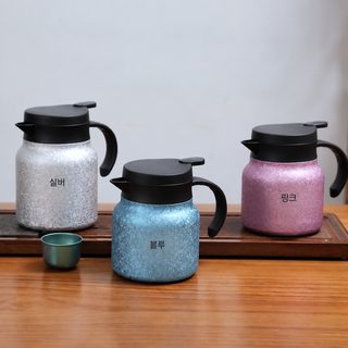 티타늄 코팅 보온 티포트 1000ml 차 분리형 대용량 가정용 티포트