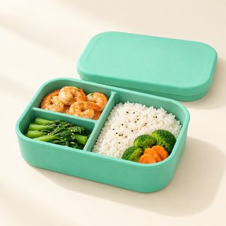 전자레인지용 실리콘 칸막이 도시락통 직장인 점심 용기