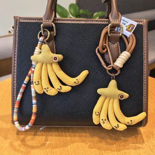 바나나 걸이 개성 창의적 귀여운 표정 열쇠고리 액세서리 작은 가방 액세서