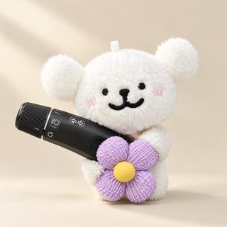 차량용 강아지 봉제인형 방향지시등 와이퍼 레버 장식