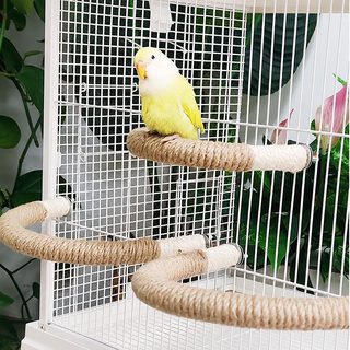 앵무새 새장 U형 삼끈 등반 스탠드 장난감 끈 30cm 굵기 2cm