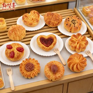 신형 베이킹 과자 시리즈 식놀이 수제 다이 크림 접착제 수지 부품 머리 장