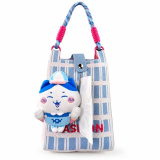 차량용 걸이형 티슈 케이스 인형 장식 헤드레스트 휴지 수납