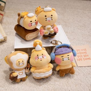 정품 Kakao Friends-choonsik 춘희 고양이 털털 걸이 캐릭터 귀여운 인기 인형 선