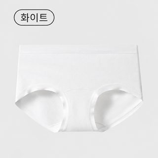 여성 95% 면 항균 중허리 팬티 엉덩이 끼임 방지 면 거들판 데일리 속옷