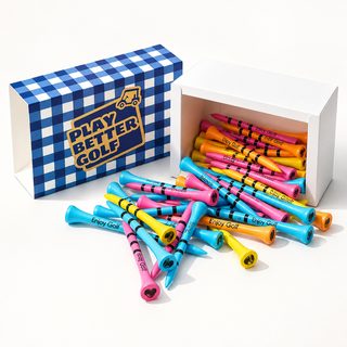 컬러 골프티 84mm 50개 세트 라운딩 티샷용