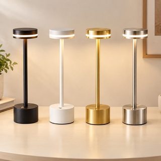 USB 충전식 철제 테이블 무드등 터치 스탠드 침실 식탁 조명