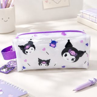 신형 PVC 수납팩 캐릭터 지퍼 헤드 펜팩 문구팩 손목 펜팩 파우치