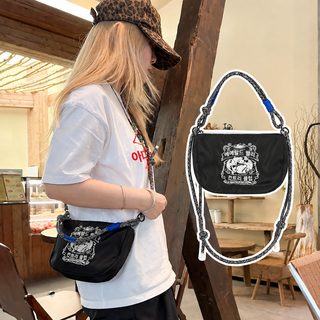 대용량 여성 쇼핑백 가방 나일론 크로스 접을 수 있는 휴대용 노트북 숄더