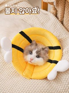 엘리자베스 튜브 부드러운 고양이 불임 수술 후 식사 가능 핥기 방지 긁기