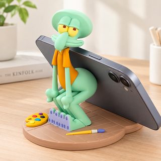 익살스러운 피규어 탁상용 휴대폰 거치대 책상 인테리어 소품