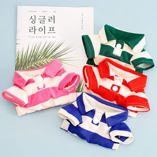 새로운 강아지 옷 여름 두 발 테디 비숑 개 법투 고양이 옷 고양이 얇은 애
