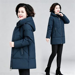 2026 겨울옷 솜옷 중장년 솜옷 여자 후드 솜저고리 큰 사이즈 중장형 두꺼운 외투 크로스보더 전용 공급