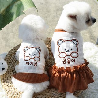 봄, 여름 신상 애완동물 테디 비숑 고양이 귀빈 치마 보미 소형견 시나리 강