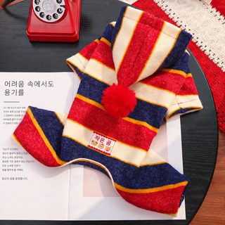 새해 가방 배옷 영륜풍 모조 토끼털 털 없는 고양이 애완동물 네 발 옷 용품