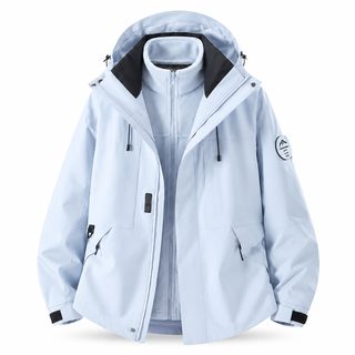 남녀공용 플리스 내피 탈부착 후드 등산 바람막이 자켓