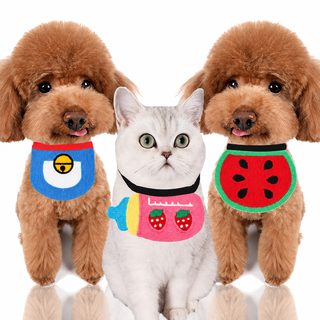 강아지 침수건 고양이 애완견 고양이 목도리 작은 중대형견 테디 젖개 용품