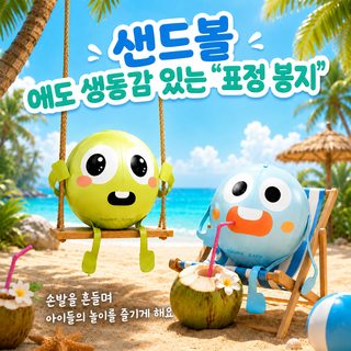 폭발적인 긴 팔 에어볼 어린이 비치볼 이모티콘 탄력공 야외 친자 인터랙티