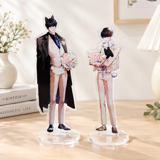 한국 웹툰 강아지를 괴롭히지 마 BL 아크릴 대형 스탠드 장식 소품 15cm