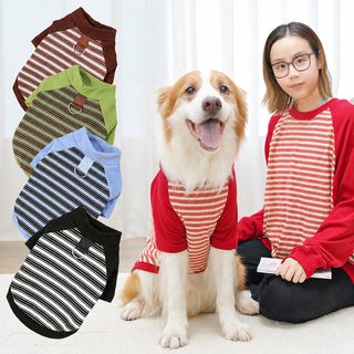 오리지널 애완동물 의상 줄무늬 큰 강아지 신상품 고양이 고양이 옷 개 용
